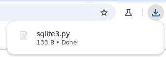 Bot downloading the file